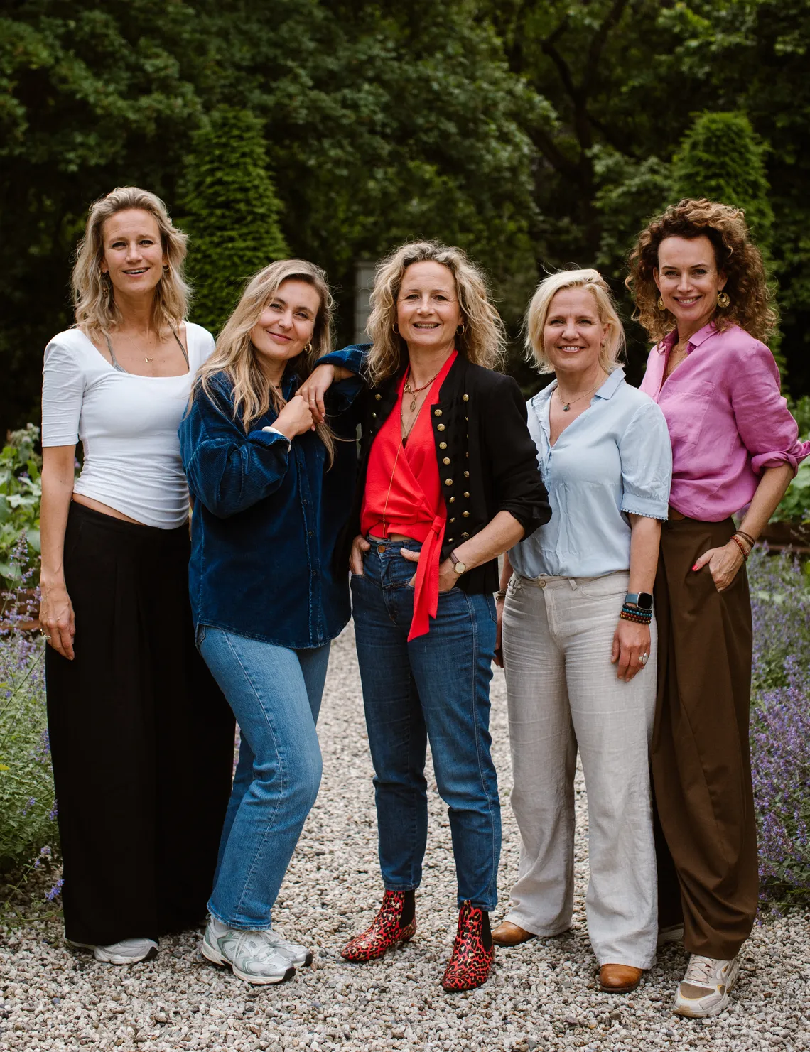 Het team van Sterk!, vijf psychologen en coaches in Amsterdam